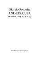 Copertina  Andreácula : Andreotti story 1976-1993