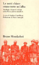 Copertina  Le notti chiare erano tutte un'alba : antologia dei poeti italiani nella Prima guerra mondiale