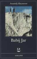 Copertina  Babij Jar : romanzo-documento