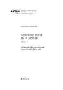 Copertina  Scrivere testi in 9 mosse. Curricolo verticale di scrittura per la scuola primaria e secondaria di primo grado